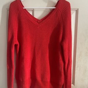 Calvin Klein Red Sweater Size XL